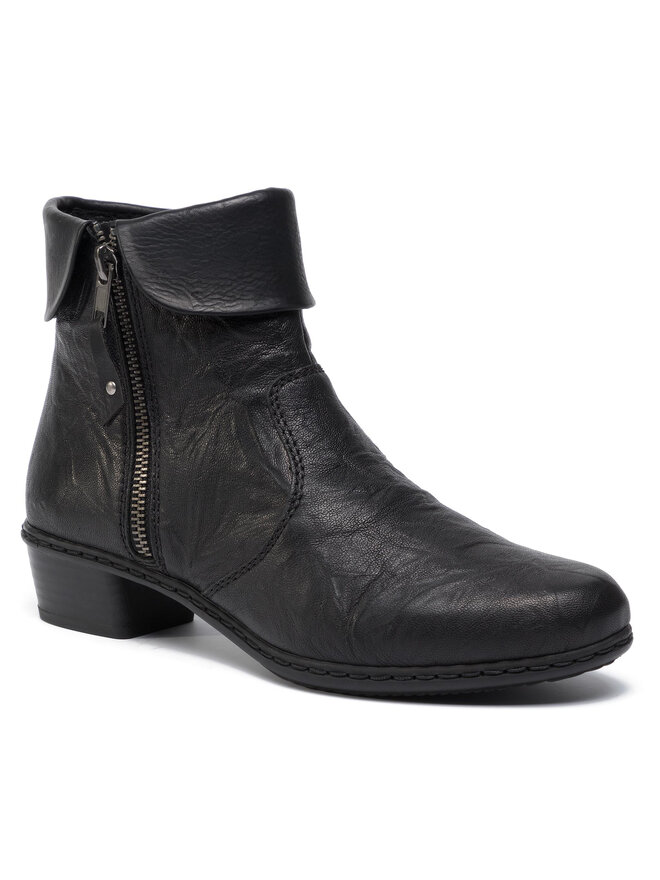 Rieker Botine Rieker Y07A8-01 Negru