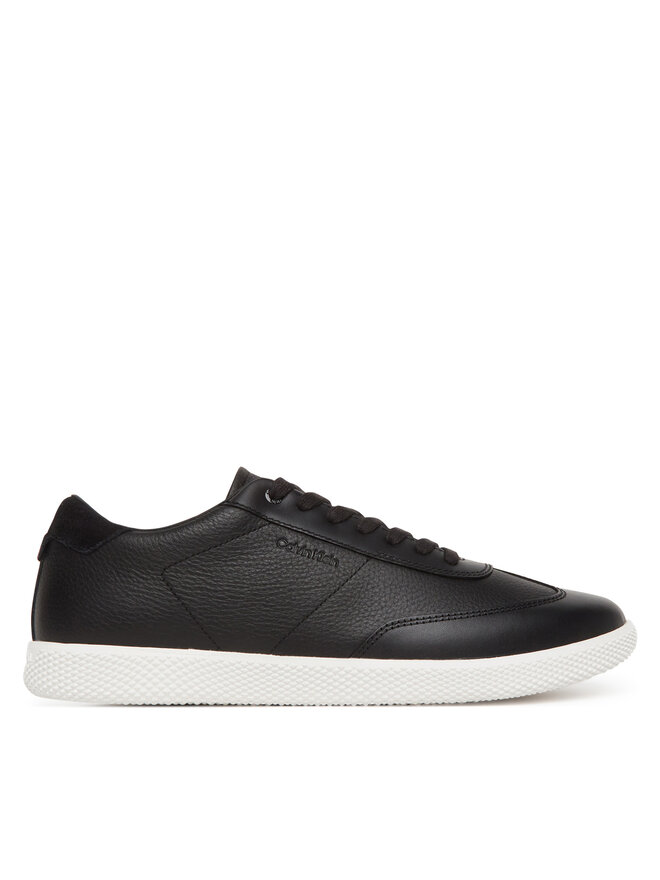 Calvin Klein Tenisice Calvin Klein Low Top Lace Up Tmbl Lth HM0HM01803 Crna