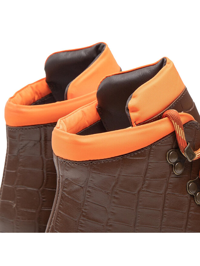 PINKO Trapery Pinko Zenzero Scarpa AI 22-23 BLKS1 1H2134 A07K Brązowy
