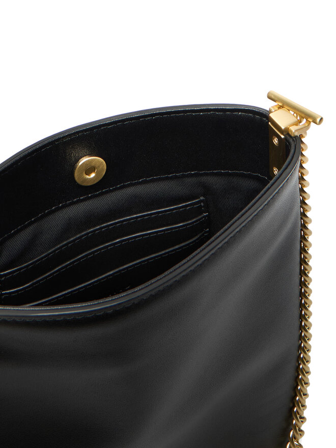 PINKO Handtasche PINKO Flat Satchel AI 25-26 PCPL 105352 A0QO Schwarz