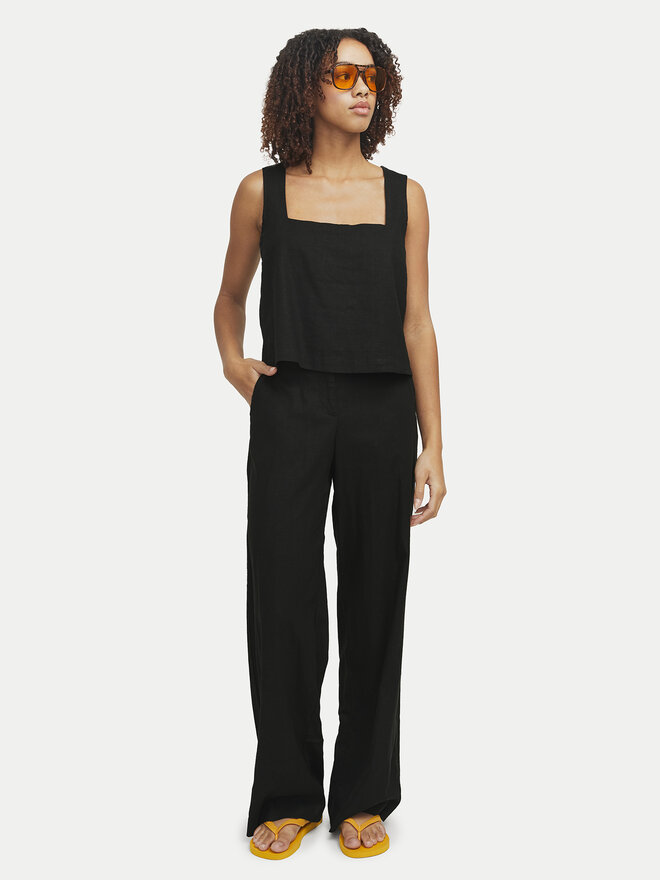 JJXX JJXX Top Breeze 12269734 Crna Relaxed Fit