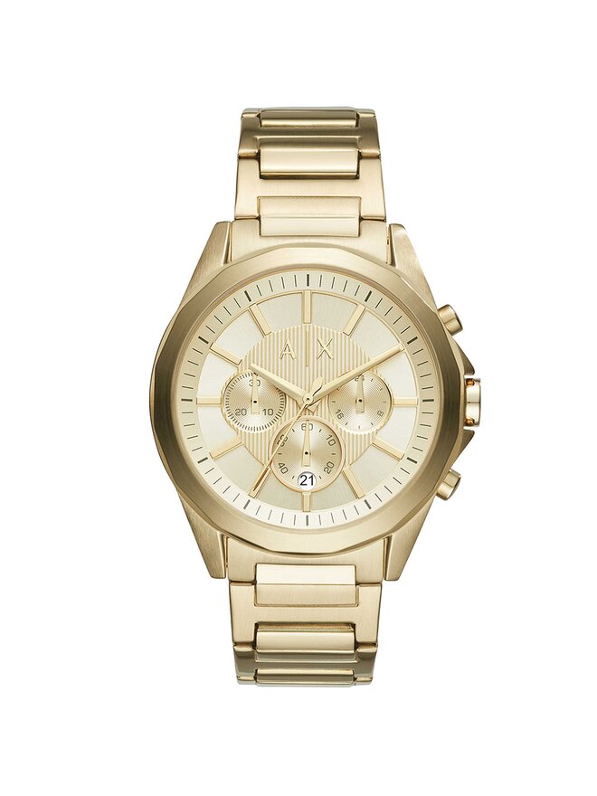 Armani Exchange Zegarek Armani Exchange Drexler Chronograph AX2602 Złoty