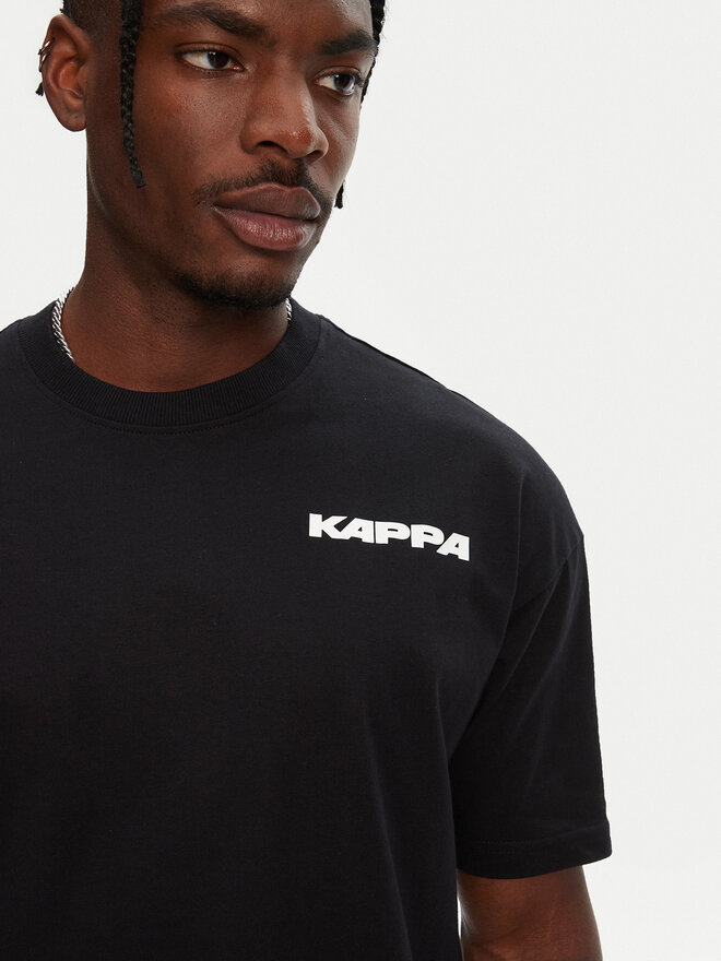 Kappa Kappa Marškinėliai Nyle 351S5GW Juoda Regular Fit