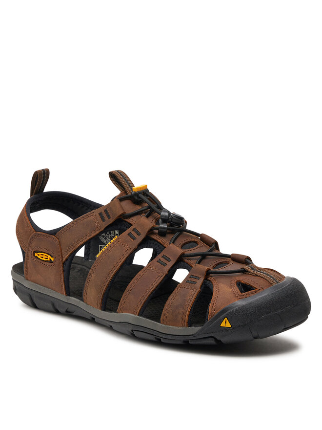 Keen Sandali Keen Clearwater Cnx Leather 1013106 Marrone