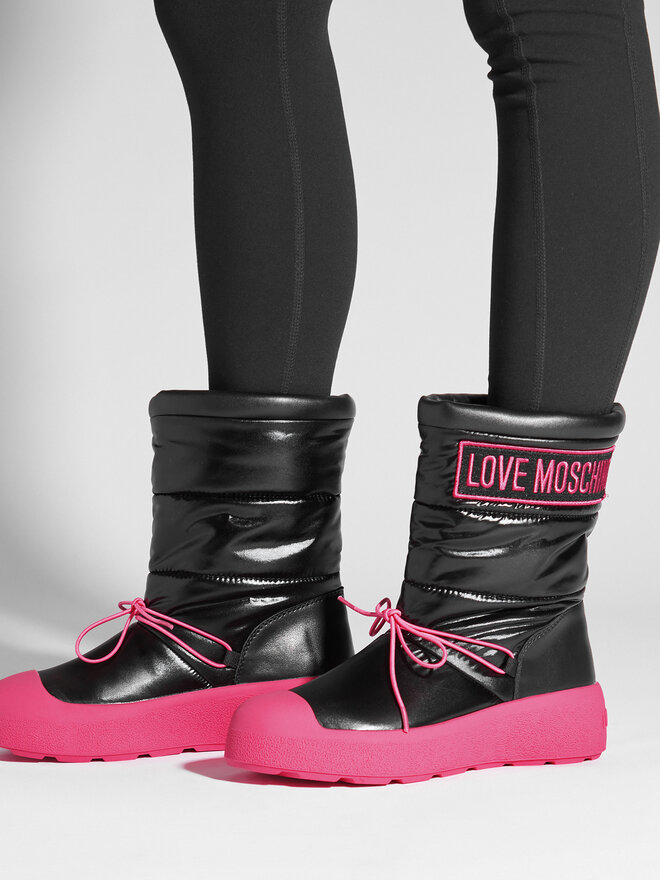 Moschino Botas Con Apliques | Negro | MX