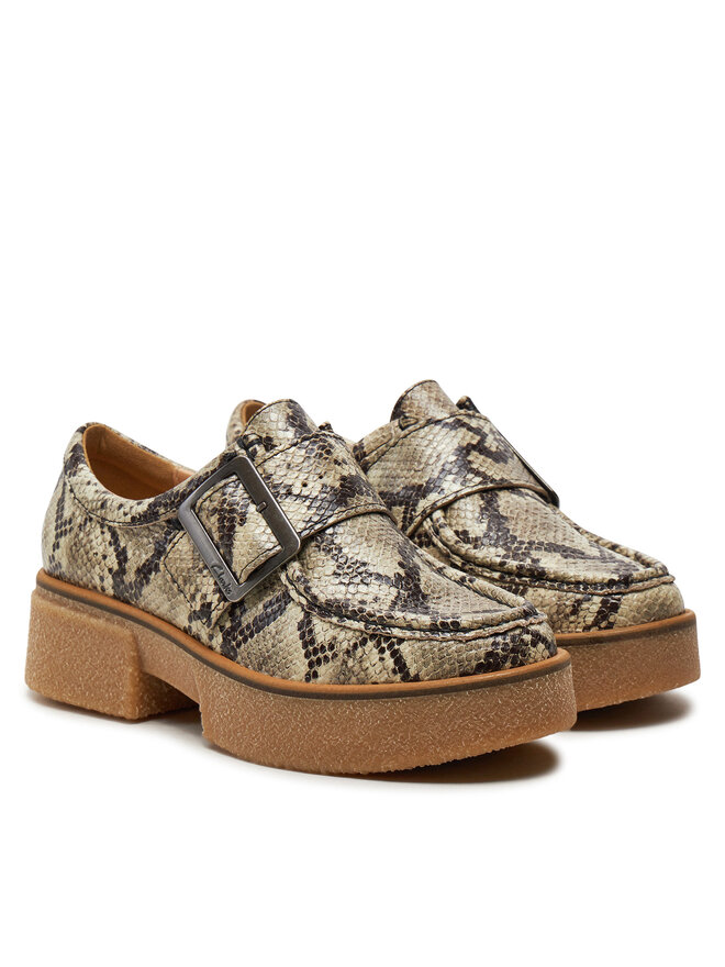 Clarks Półbuty Clarks Linoso Monk 26178680 Szary