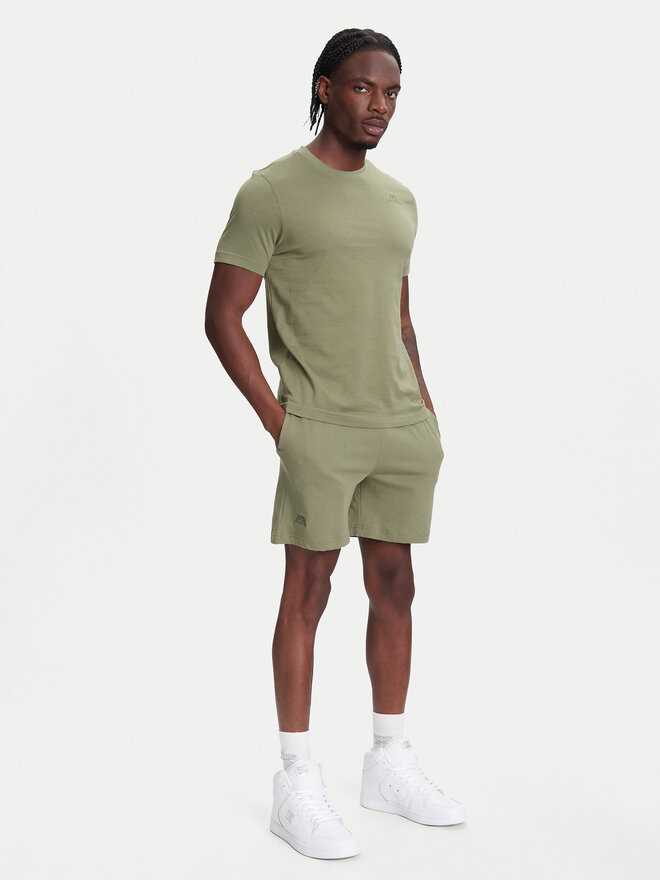 Kappa Kappa Marškinėliai Logo Korpo Cafers 304J150 Žalia Slim Fit
