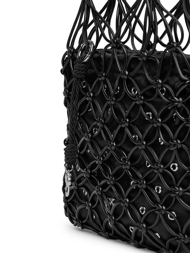 PINKO Kabelka PINKO Handbag Mini Pe 25 Pltt 105165 A2LA Černá