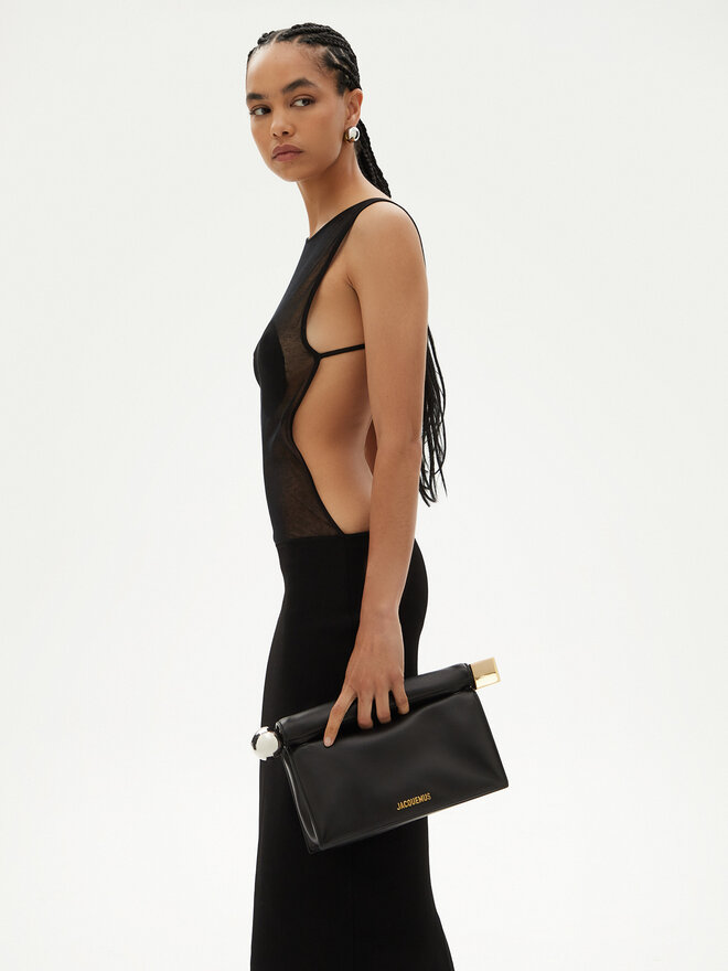 JACQUEMUS 24H246AC6685217970 関税送料込 Torebka JACQUEMUS Le Grand Bambino 213BA007 Czarny | eobuwie