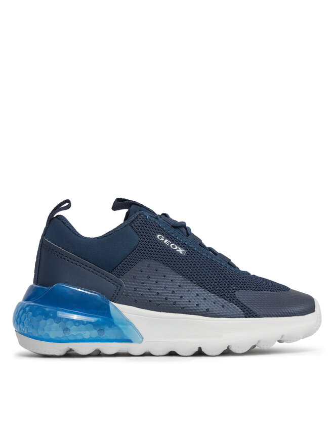 Geox Sneakersy Geox J Activart Illuminus J45LYA 0149J C4002 M Tmavomodrá