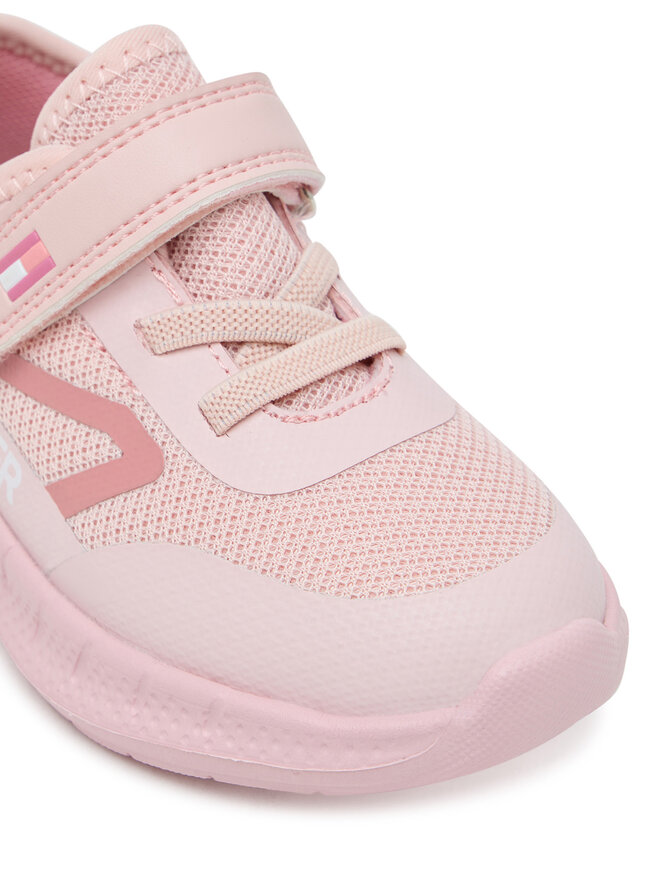 Tommy Hilfiger Zapatillas Tommy Hilfiger Low Cut Lace-Up/Velcro Sneaker T1A9-33990-1843 M Rosa