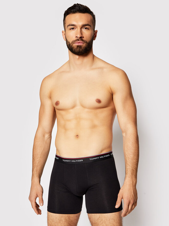 Tommy Hilfiger Tommy Hilfiger Set 3 parov boksaric 3P Boxer Brief UM0UM00010 Črna