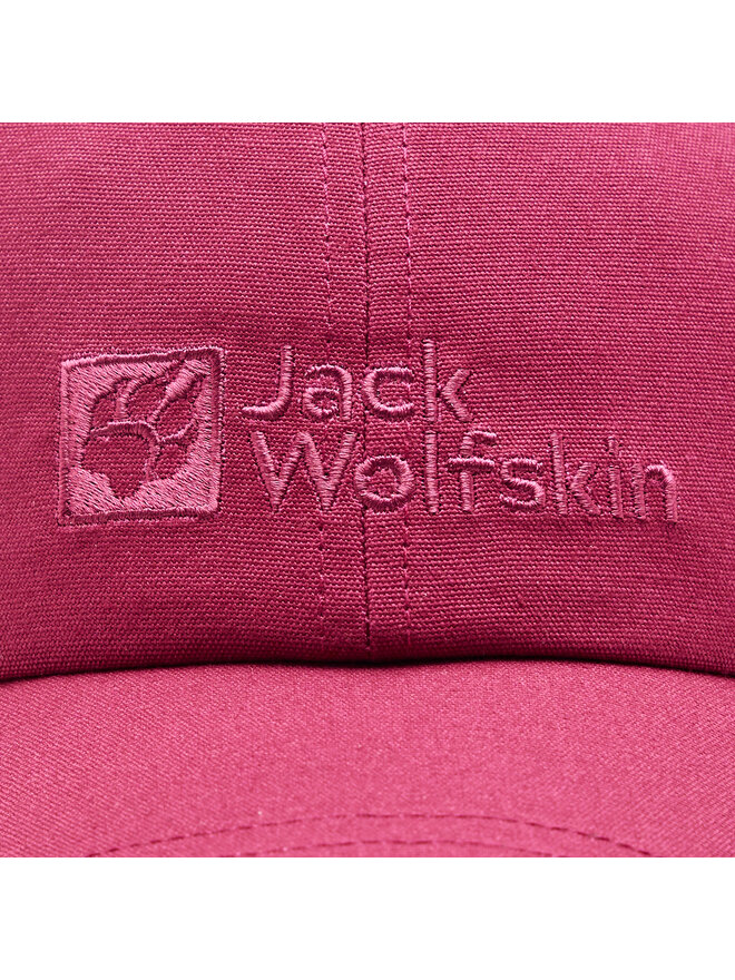 Jack Wolfskin Czapka z daszkiem Jack Wolfskin Baseball Cap 1900673 Czerwony