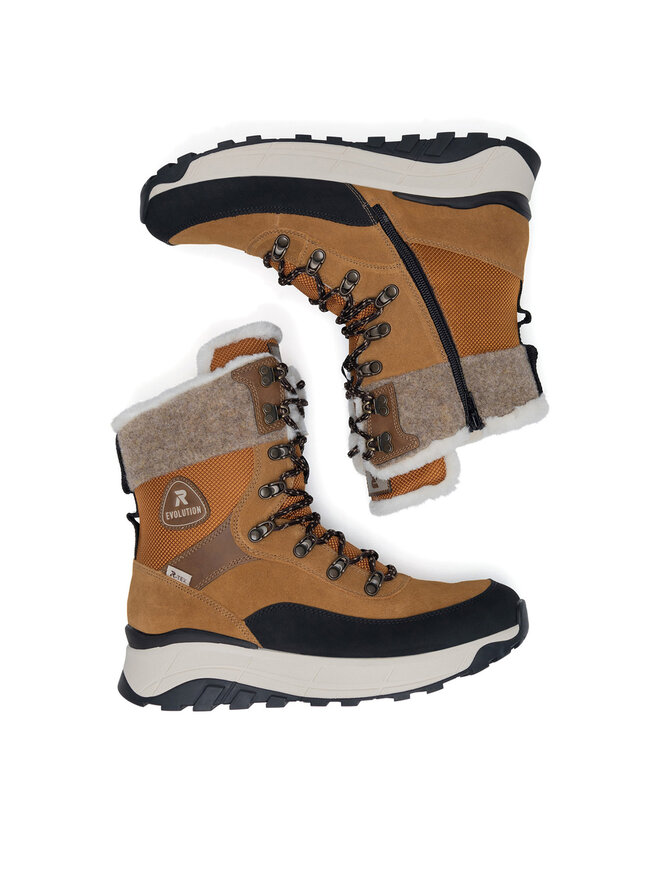 Rieker Revolution Lifestyle Škornji Rieker Revolution Lifestyle W0066-22 Rjava