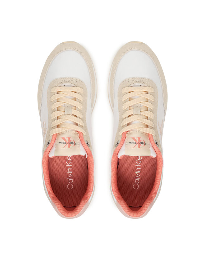 Calvin Klein Sneakers Calvin Klein Retro Runner Lace Up YW0YW01990 Weiß