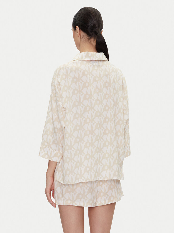 DKNY DKNY Pižama YI80048 Smėlio Regular Fit