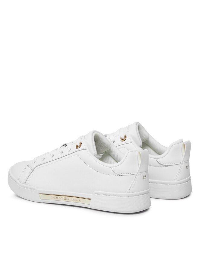 Tommy Hilfiger Sneakers Tommy Hilfiger Chique Court Sneaker FW0FW07634 Alb