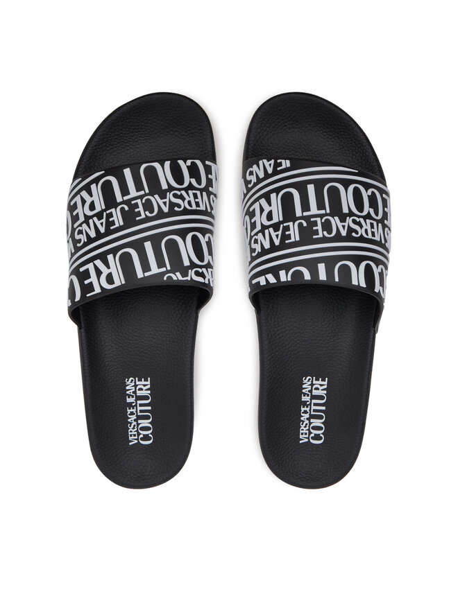 Versace Jeans Couture Παντόφλες Versace Jeans Couture 78YA3SQ1 Μαύρο