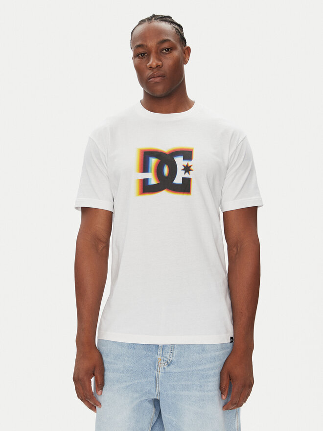 DC DC Camiseta ADYZT05444 Blanco Heritage Fit