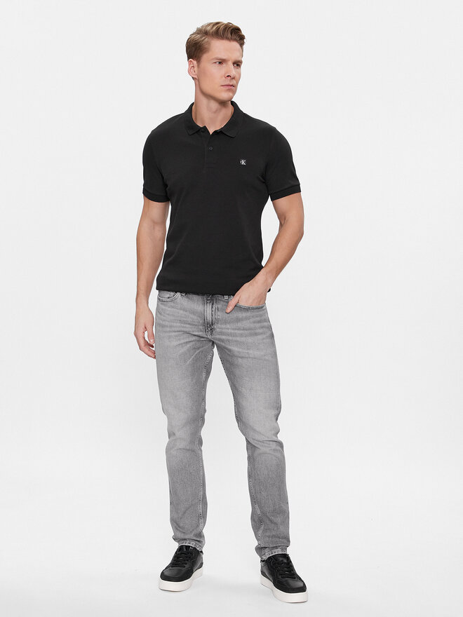 Calvin Klein Jeans Calvin Klein Jeans Poloshirt Embro Badge J30J325269 Schwarz Slim Fit