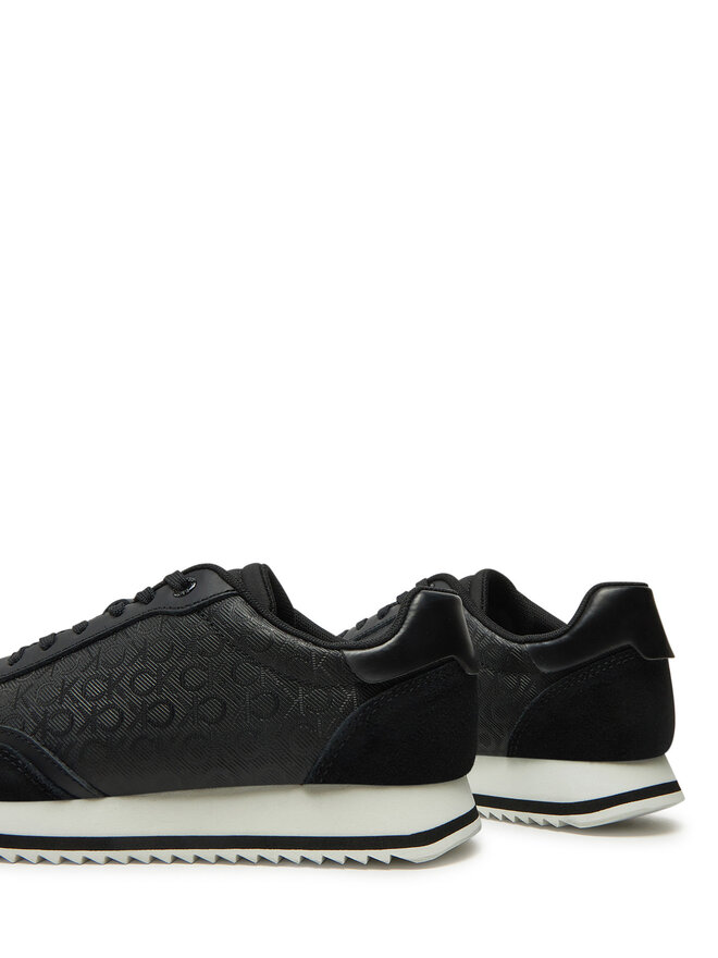 Calvin Klein Sneakersy Calvin Klein Runner Lace Up - Mono Mix HW0HW02294 Czarny