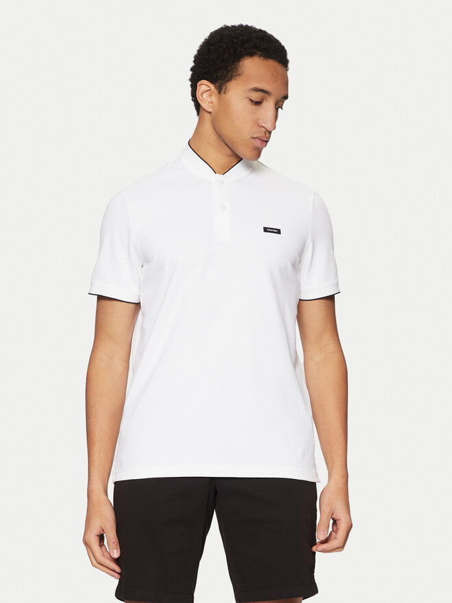 Calvin Klein Calvin Klein Poloshirt K10K114139 Weiß Regular Fit