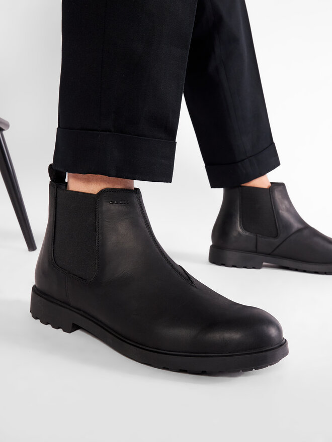Geox Klassische Stiefeletten Geox U Rhadalf G U045HG 00045 C9999 Schwarz
