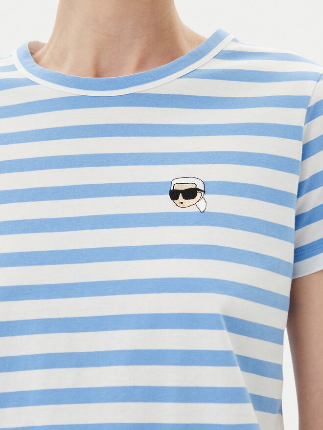 KARL LAGERFELD KARL LAGERFELD Marškinėliai A1W17099 Mėlyna Regular Fit