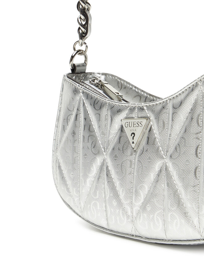 Guess Ročna torba Guess Aldina HWGY96 63170 Srebrna