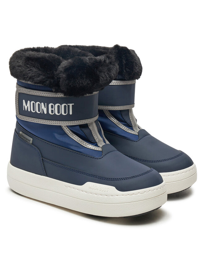 Moon Boot Čizme za snijeg Moon Boot Junior Park Strap 80D3440030 Tamnoplava