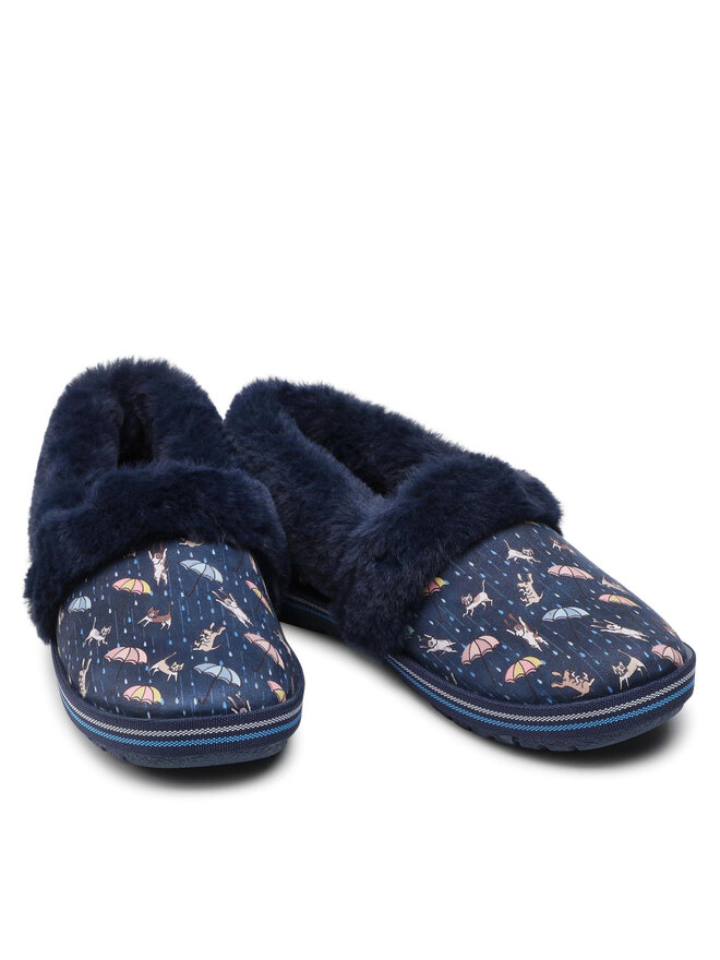 Skechers Pantuflas Skechers BOBS Movie Night 113486/NVMT Azul marino