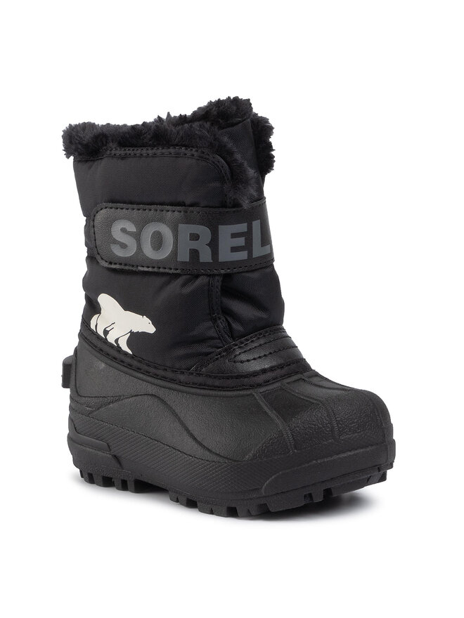 Sorel Botas de nieve Sorel Childrens Snow Commander NC1960 Negro