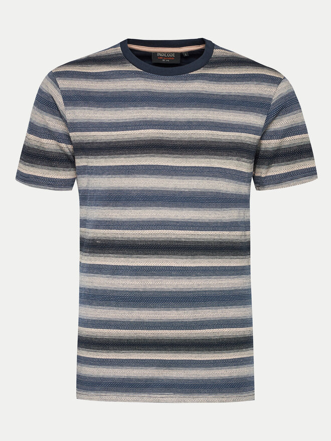 INDICODE INDICODE T-Shirt Vicce 40-972 Γκρι Regular Fit