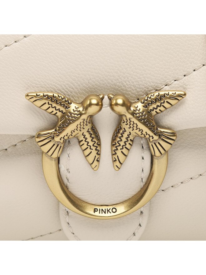 PINKO Torebka PINKO Love Micro Puff C PE 23 PCPL 100041 A0F2 Écru