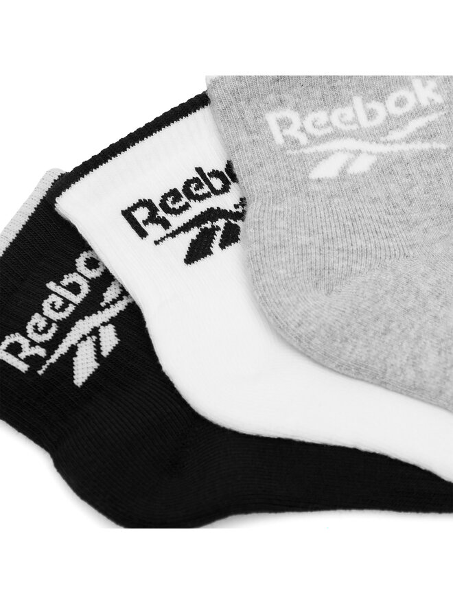 Reebok Sada 3 párů vysokých ponožek unisex Reebok R0362-SS24 (3-pack) Barevná