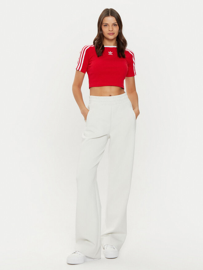 adidas adidas T-Shirt 3-Stripes Baby JD0303 Rot Slim Fit