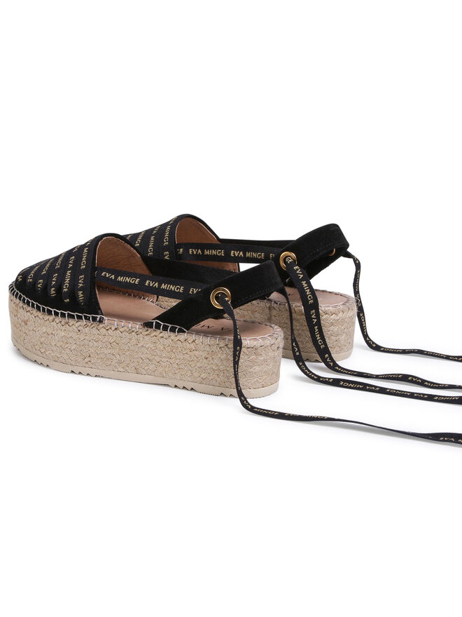 Eva Minge Espadrilky Eva Minge EM-14-07-000728 Černá