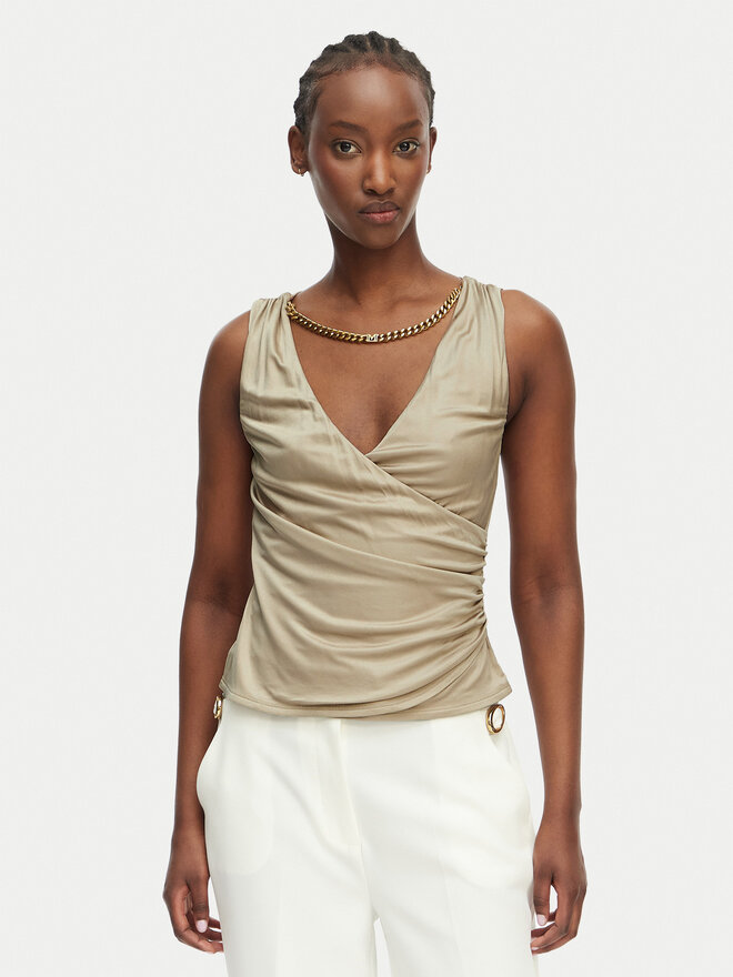 Marciano Guess Marciano Guess Топ G6GP11 K3617 Бежевий Slim Fit