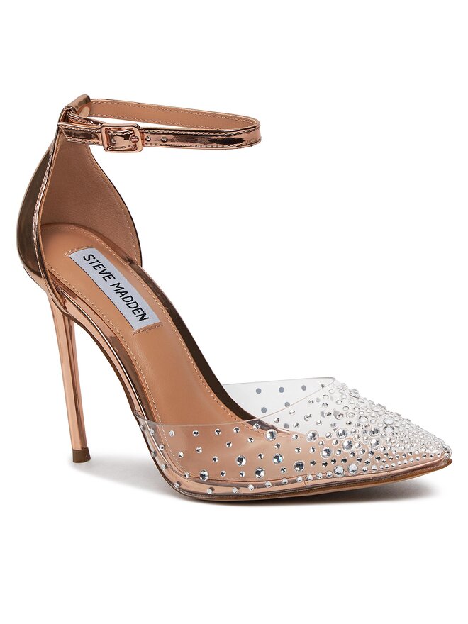 Steve Madden Szpilki Steve Madden Ravaged Sandal SM11002564 SM11002564-686 Różowy