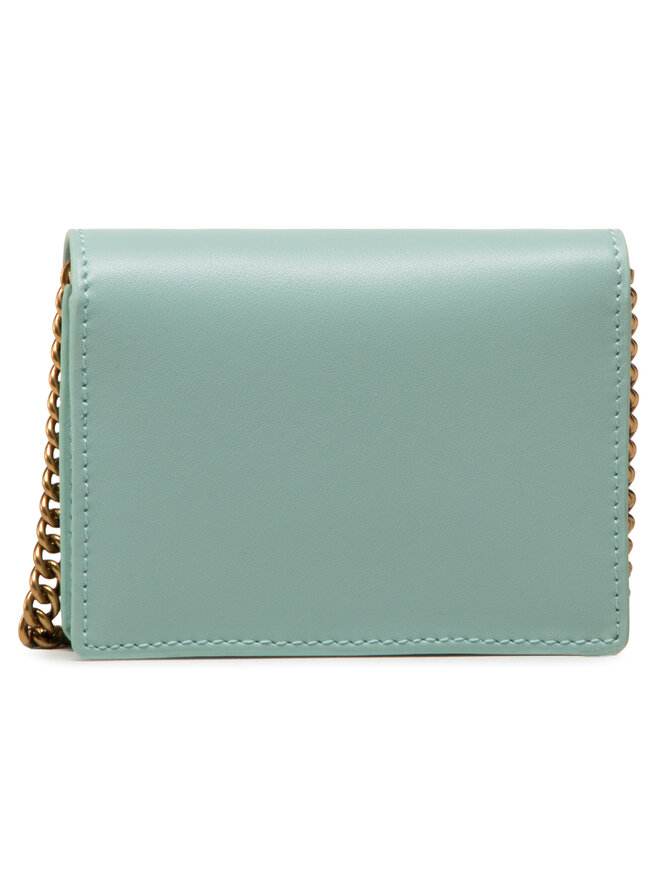 PINKO Дамска чанта Pinko Jolie Credit Card Holder Simply 2 PE 21 PLTT 1P225S Y6XT Зелен