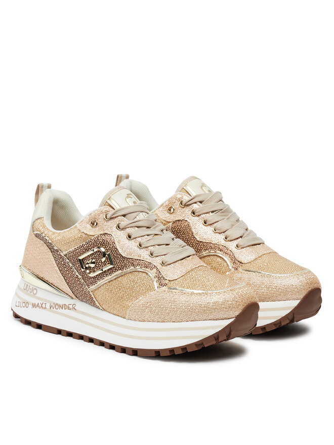 Liu Jo Sneakers Liu Jo Maxi Wonder 73 BF4007 PX520 Goldfarben
