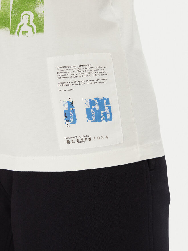 C.P. Company C.P. Company T-Shirt 18CMTS310A005431G Weiß Regular Fit