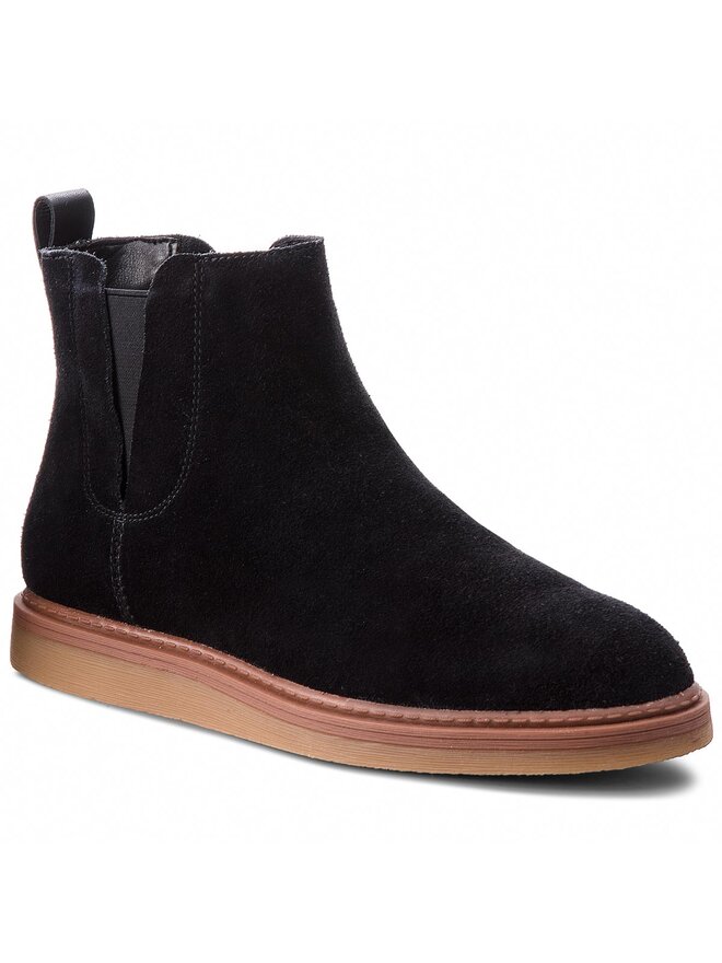 Bottines Chelsea Clarks Dove Madeline 261372224 Noir chaussures