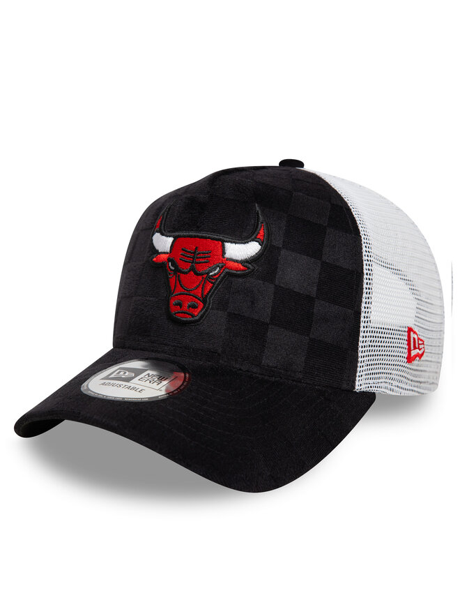 New Era Czapka z daszkiem New Era Chicago Bulls Tonal Check 60595264 Czarny