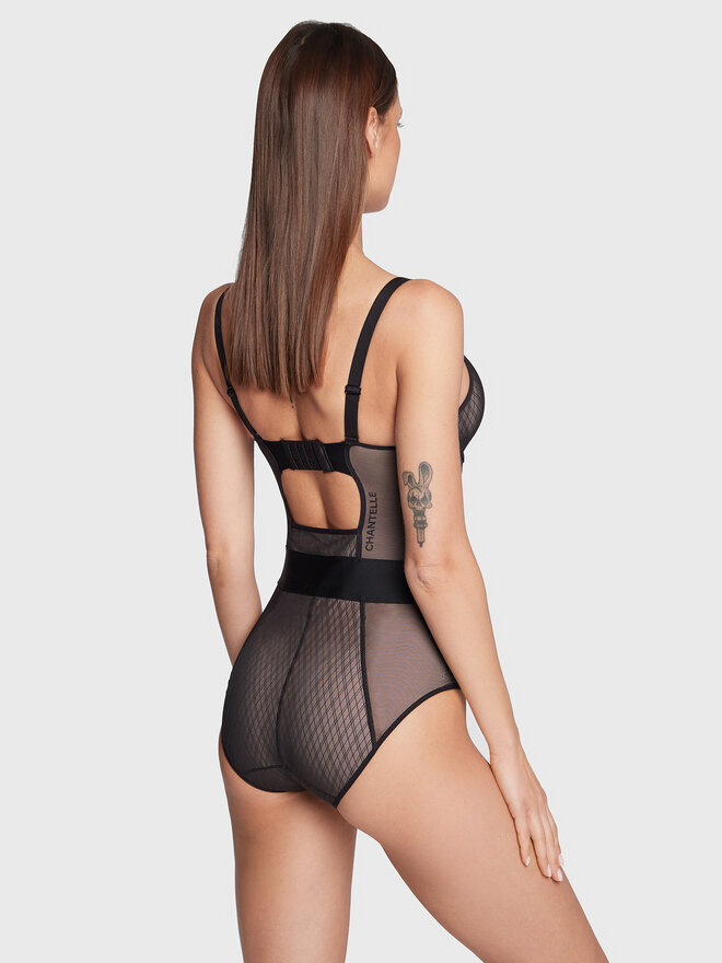 Chantelle Chantelle Боді Smooth Lines C11N70 Чорний
