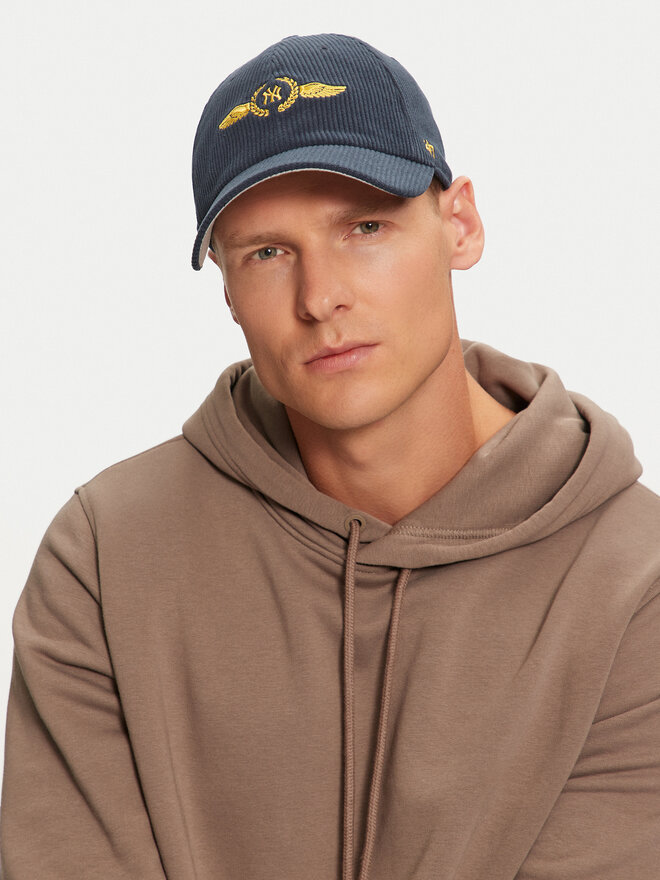 47 Brand Шапка с козирка 47 Brand B-SKYMF17EWS-NY Тъмносин