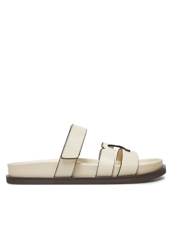 Tory Burch Klapki Tory Burch Ines Sport Slide 161636 Écru