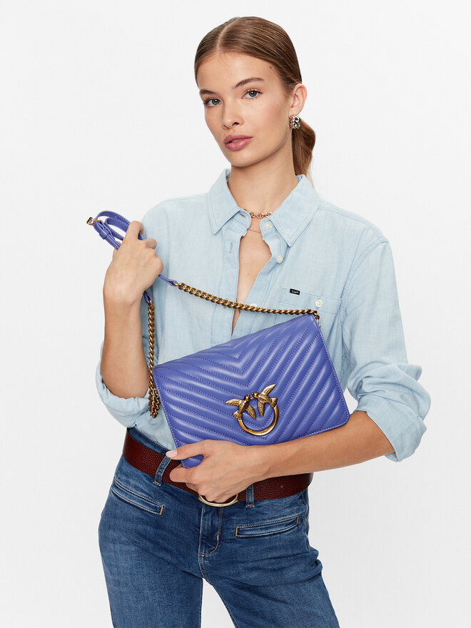 PINKO Handtasche Pinko Love Click Classic PE 23 PLTT 100063 A0GK Violett