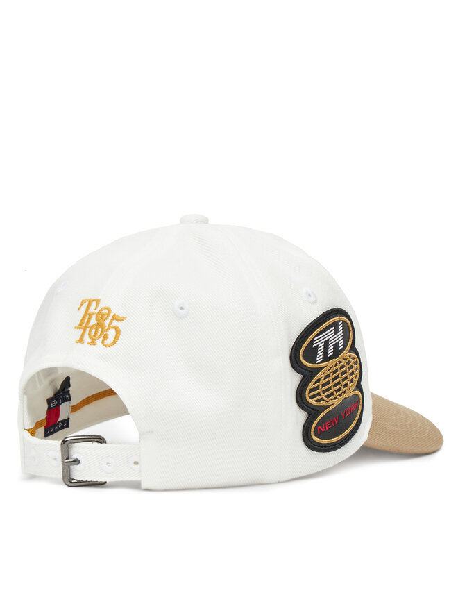 Tommy Hilfiger Шапка с козирка Tommy Hilfiger F1 Movie AM0AM13966 Бял