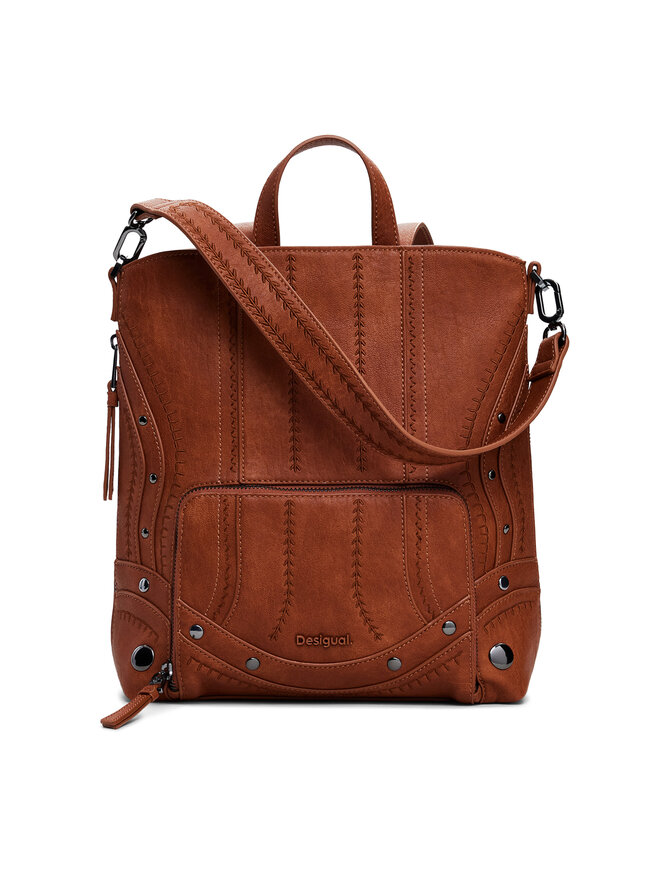 Desigual Rucksack Desigual Embro Patch Pretoria 25WAKP23 Braun